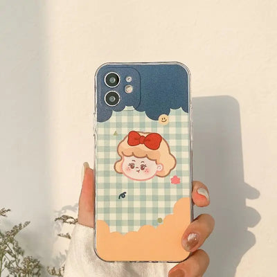 Cartoon Phone Case - iPhone 12 Pro Max / 12 Pro / 12 / 12 mini / 11 Pro Max / 11 Pro / 11 / SE / XS Max / XS / XR / X / SE 2 / 8 / 8 Plus / 7 / 7 Plus-10