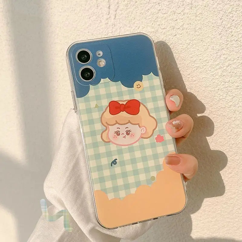 Cartoon Phone Case - iPhone 12 Pro Max / 12 Pro / 12 / 12 mini / 11 Pro Max / 11 Pro / 11 / SE / XS Max / XS / XR / X / SE 2 / 8 / 8 Plus / 7 / 7 Plus-5