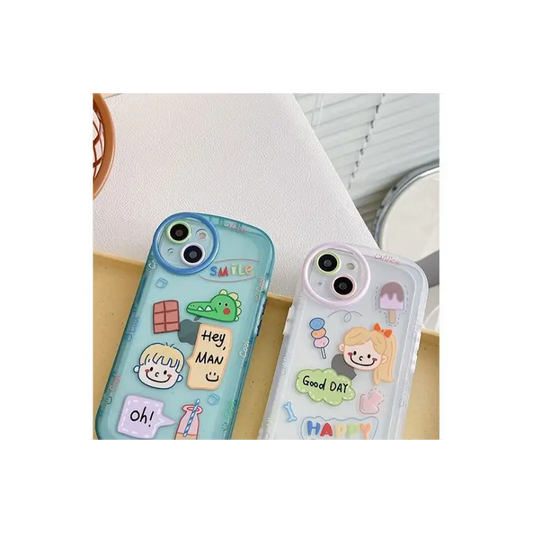 Cartoon Phone Case - iPhone 13 / 13 Pro / 13 Pro Max / 12 / 