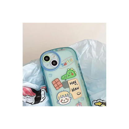 Cartoon Phone Case - iPhone 13 / 13 Pro / 13 Pro Max / 12 / 