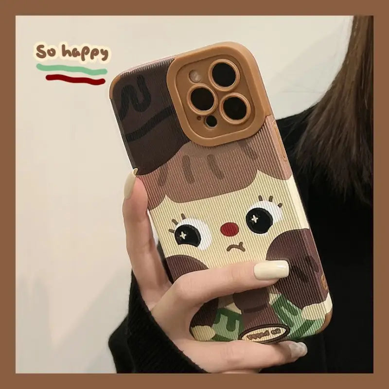 Cartoon Phone Case - iPhone 13 Pro Max / 13 Pro / 13 / 13 mini / 12 Pro Max / 12 Pro / 12 / 12 mini / 11 Pro Max / 11 Pro / 11 / SE / XS Max / XS / XR / X / SE 2 / 8 / 8 Plus / 7 / 7 Plus-2