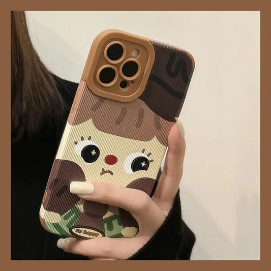 Cartoon Phone Case - iPhone 13 Pro Max / 13 Pro / 13 / 13 mini / 12 Pro Max / 12 Pro / 12 / 12 mini / 11 Pro Max / 11 Pro / 11 / SE / XS Max / XS / XR / X / SE 2 / 8 / 8 Plus / 7 / 7 Plus-2