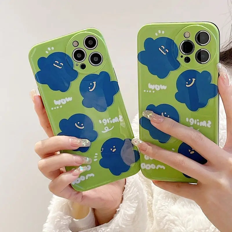 Cartoon Phone Case - iPhone 13 Pro Max / 13 Pro / 13 / 13 mini / 12 Pro Max / 12 Pro / 12 / 12 mini / 11 Pro Max / 11 Pro / 11 / SE / XS Max / XS / XR / X / SE 2 / 8 / 8 Plus / 7 / 7 Plus-9