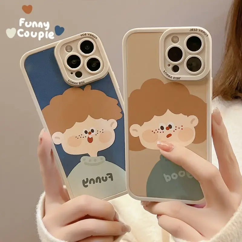 Cartoon Phone Case - iPhone 7 / 8 / SE / 7 Plus / 8 Plus / X / XS / XS Max / XR / 11 / 11 Pro / 11 Pro Max / 12 mini / 12 / 12 Pro / 12 Pro Max / 13 mini / 13 / 13 Pro / 13 Pro Max-40