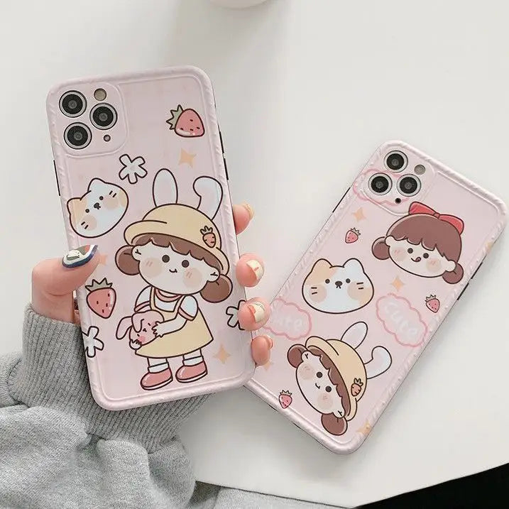 Cartoon Print Phone Case - iPhone 11 Pro Max / 11 Pro / 11 /