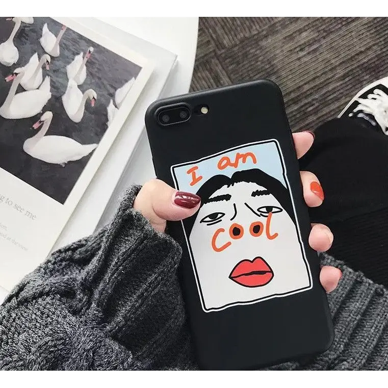 Cartoon Print Phone Case - iPhone 12 Pro Max / 12 Pro / 12 / 12 mini / 11 Pro Max / 11 Pro / 11 / SE / XS Max / XS / XR / X / SE 2 / 8 / 8 Plus / 7 / 7 Plus-22