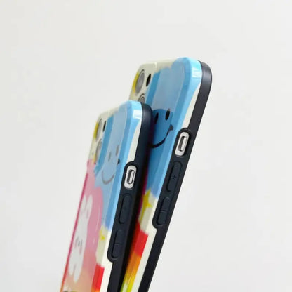 Cartoon Rainbow Phone Case - iPhone 13 Pro Max / 13 Pro / 13