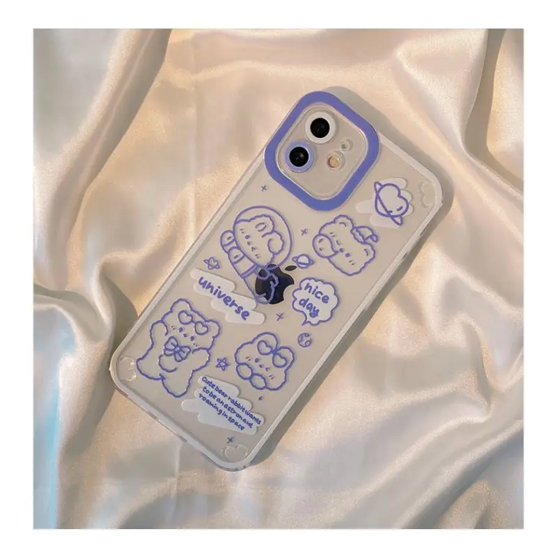 Cartoon Transparent Phone Case - iPhone 12 Pro Max / 12 Pro 