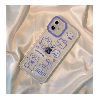 Cartoon Transparent Phone Case - iPhone 12 Pro Max / 12 Pro 