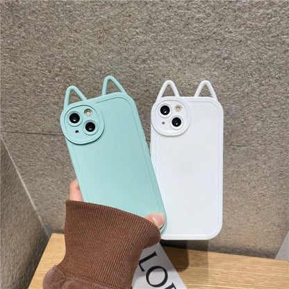 Cat Ear Phone Case - iPhone 13 Pro Max / 13 Pro / 13 / 12 