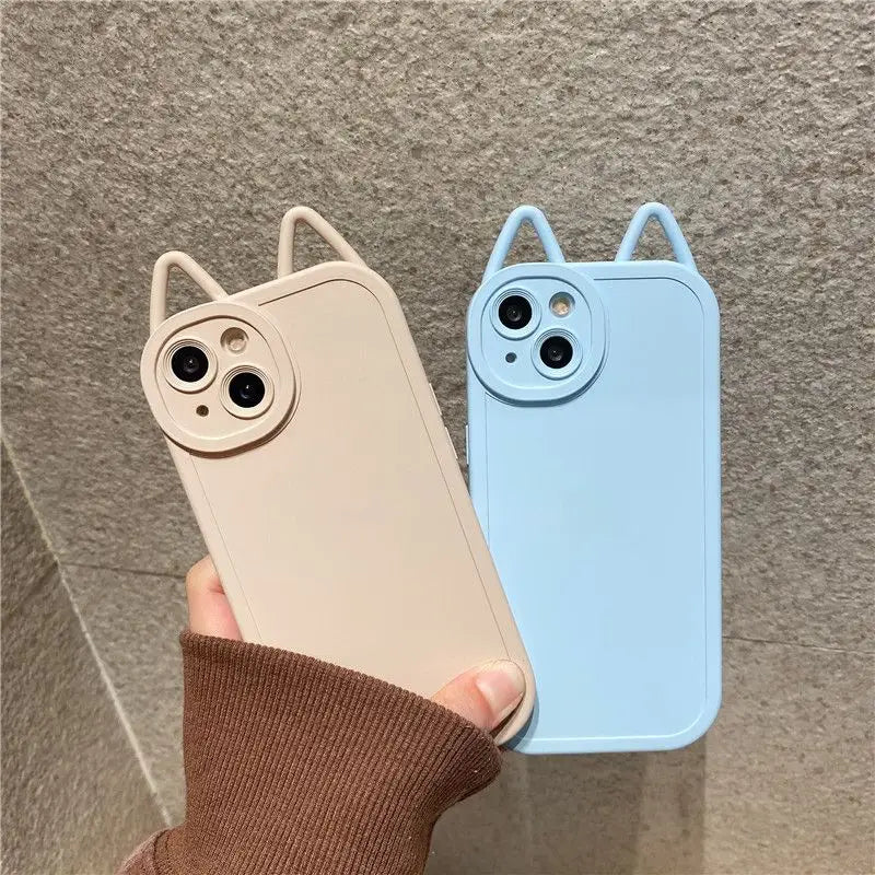 Cat Ear Phone Case - iPhone 13 Pro Max / 13 Pro / 13 / 12 