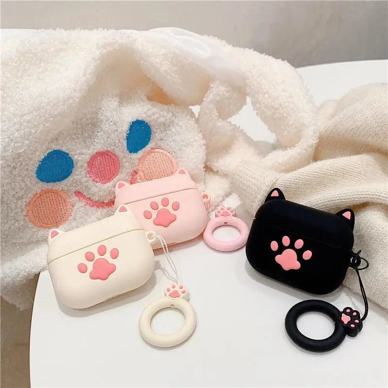 Cat Paw Airpods Earphone Case Skin Fz159 - Mobile Cases & 