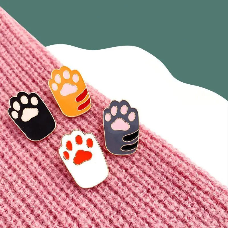 Cat Paw Brooch Pin Wd18 - Body Fashion Accessories