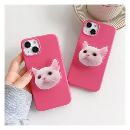 Cat Phone Case - iPhone 7 / 8 / 7 Plus / 8 Plus / X / XR / 