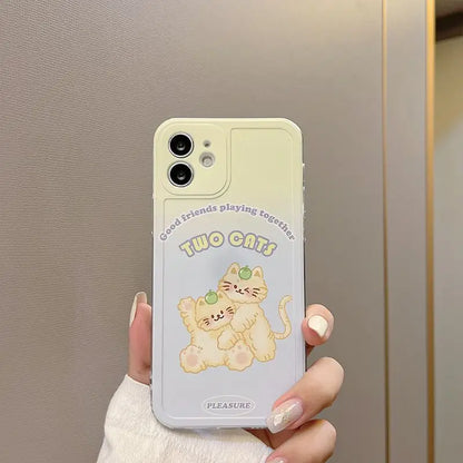 Cat Phone Case - Iphone 7 / 8 / Se, 7 Plus / 8 Plus, X / Xs, Xs Max, Xr, 11, 11 Pro, 11 Pro Max, 12 Mini, 12, 12 Pro, 12 Pro Max-7