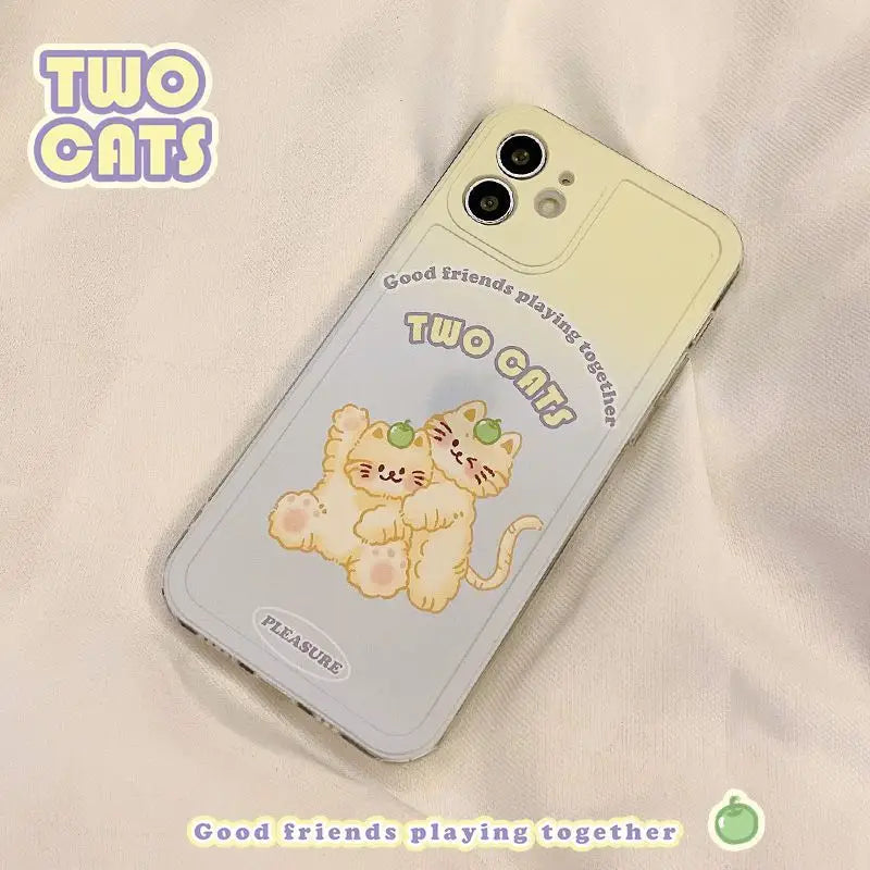 Cat Phone Case - Iphone 7 / 8 / Se, 7 Plus / 8 Plus, X / Xs, Xs Max, Xr, 11, 11 Pro, 11 Pro Max, 12 Mini, 12, 12 Pro, 12 Pro Max-11