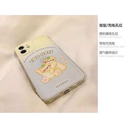 Cat Phone Case - Iphone 7 / 8 / Se, 7 Plus / 8 Plus, X / Xs, Xs Max, Xr, 11, 11 Pro, 11 Pro Max, 12 Mini, 12, 12 Pro, 12 Pro Max-3