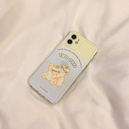 Cat Phone Case - Iphone 7 / 8 / Se, 7 Plus / 8 Plus, X / Xs, Xs Max, Xr, 11, 11 Pro, 11 Pro Max, 12 Mini, 12, 12 Pro, 12 Pro Max-13