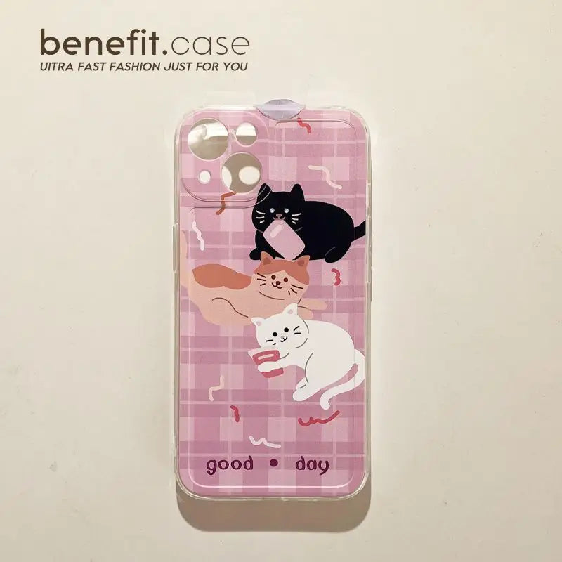 Cat Plaid Phone Case - Iphone 13 Pro Max / 13 Pro / 13 / 13 