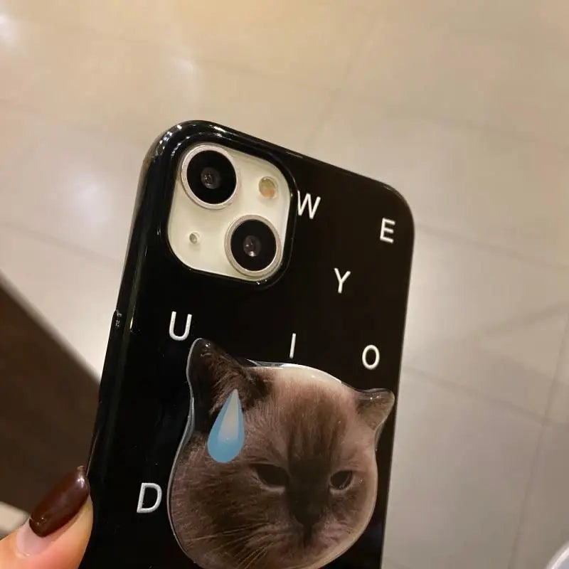 Cat Stand Phone Case For iPhone 7 Plus / 8 Plus / X / XS / 