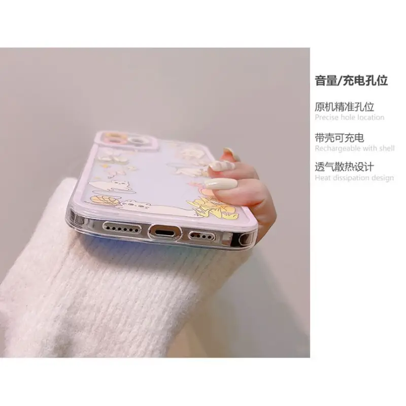 Cat Transparent Phone Case - iPhone 13 Pro Max / 13 Pro / 13 / 13 mini / 12 Pro Max / 12 Pro / 12 / 12 mini / 11 Pro Max / 11 Pro / 11 / SE / XS Max / XS / XR / X / SE 2 / 8 / 8 Plus / 7 / 7 Plus-3