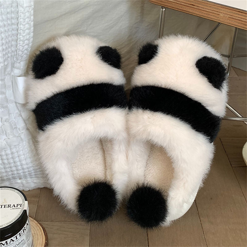 Kawaii Fleece Panda Home Slippers ME53 Wonderland Case