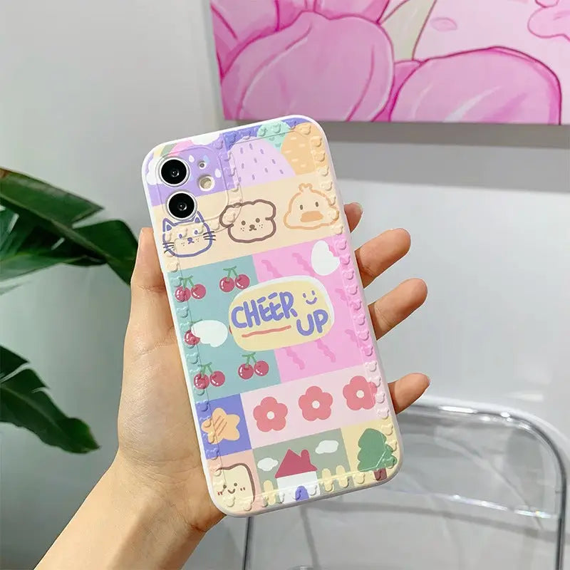 Cheer Up Cherry Flower iPhone Case BP198 - iphone case