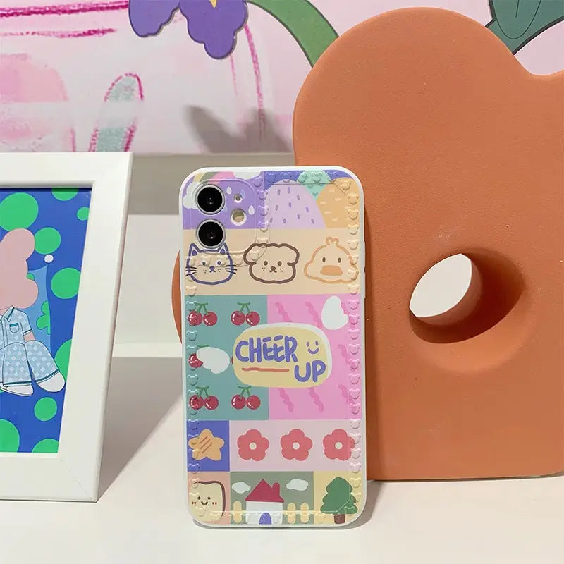 Cheer Up Cherry Flower iPhone Case BP198 - iphone case