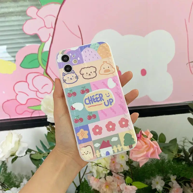 Cheer Up Cherry Flower iPhone Case BP198 - iphone case