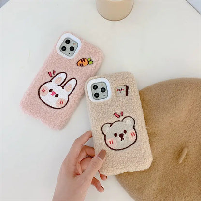 Chenille Animal Mobile Case - iPhone 11 Pro Max / 11 Pro / 