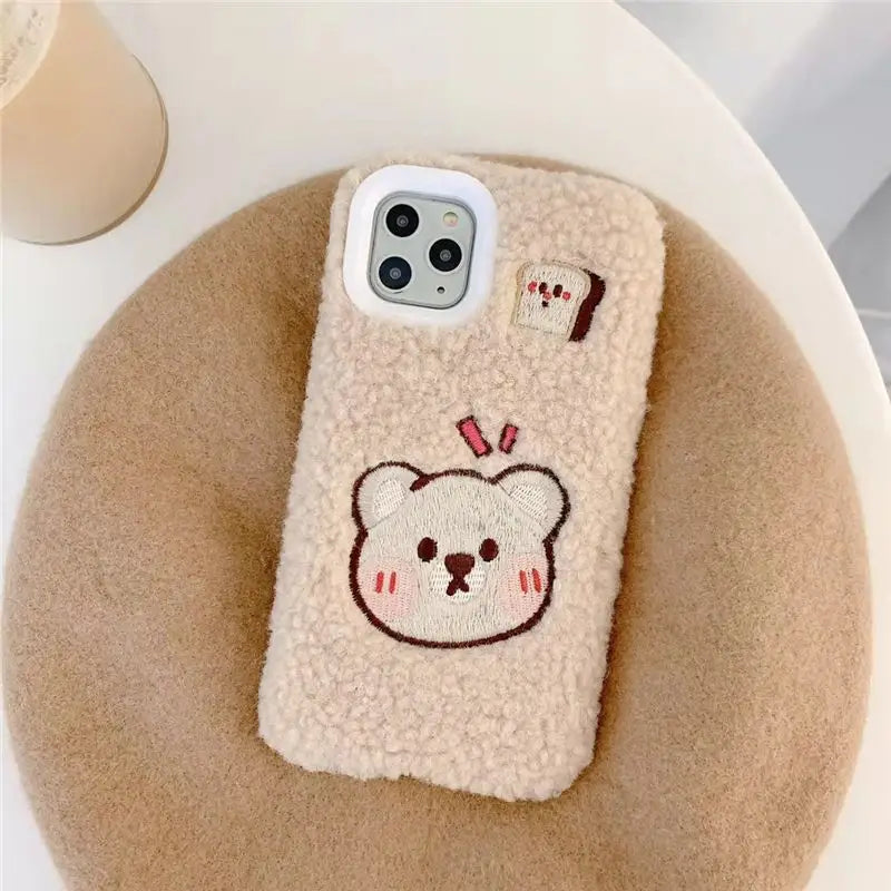 Chenille Animal Mobile Case - iPhone 11 Pro Max / 11 Pro / 