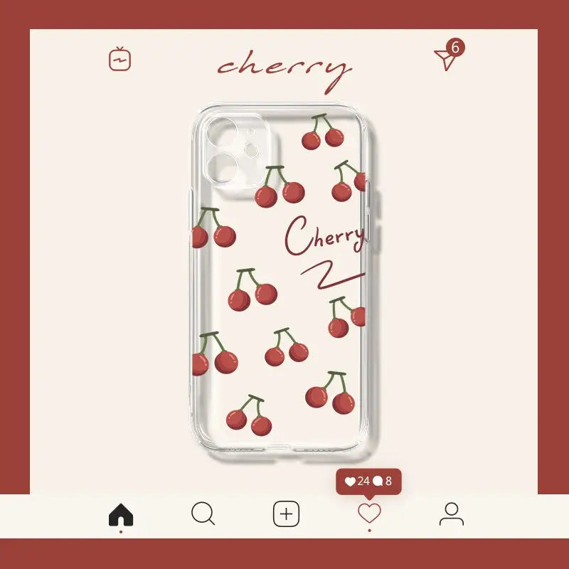 Cherries Printing iPhone Case BP163 - iphone case