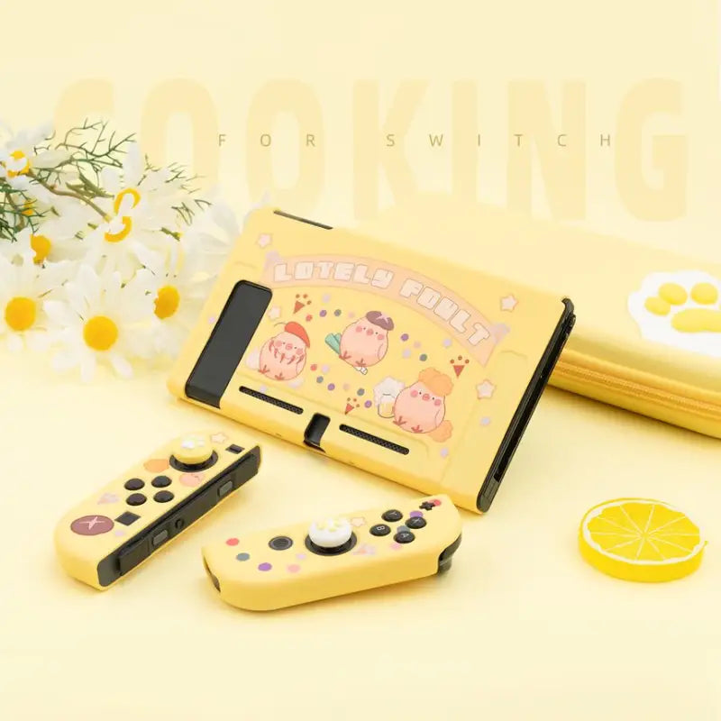 Chicken Print Nintendo Switch Protective Case-1