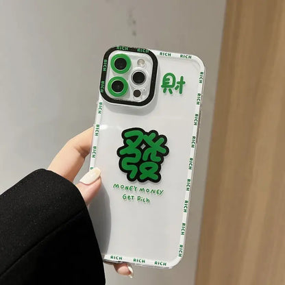 Chinese Characters Phone Case - iPhone 13 Pro Max / 13 Pro / 13 / 13 mini / 12 Pro Max / 12 Pro / 12 / 12 mini / 11 Pro Max / 11 Pro / 11 / SE / XS Max / XS / XR / X / SE 2 / 8 / 8 Plus / 7 / 7 Plus-14