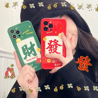Chinese Characters Phone Case - iPhone 7 Plus / 8 Plus / X / XR / XS / XS Max / 11 / 11 Pro / 11 Pro Max / 12 / 12 Pro / 12 Pro Max / 13 / 13 Pro / 13 Pro Max-24