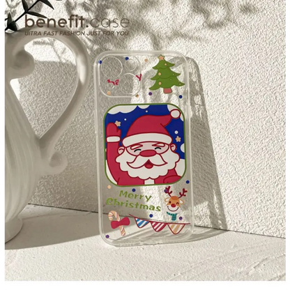 Christmas Transparent Phone Case - Iphone 13 Pro Max / 13 