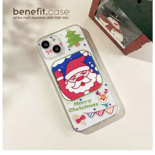 Christmas Transparent Phone Case - Iphone 13 Pro Max / 13 