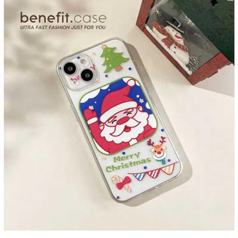 Christmas Transparent Phone Case - Iphone 13 Pro Max / 13 