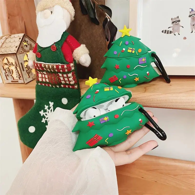 Christmas Tree AirPods Earphone Case Skin-2