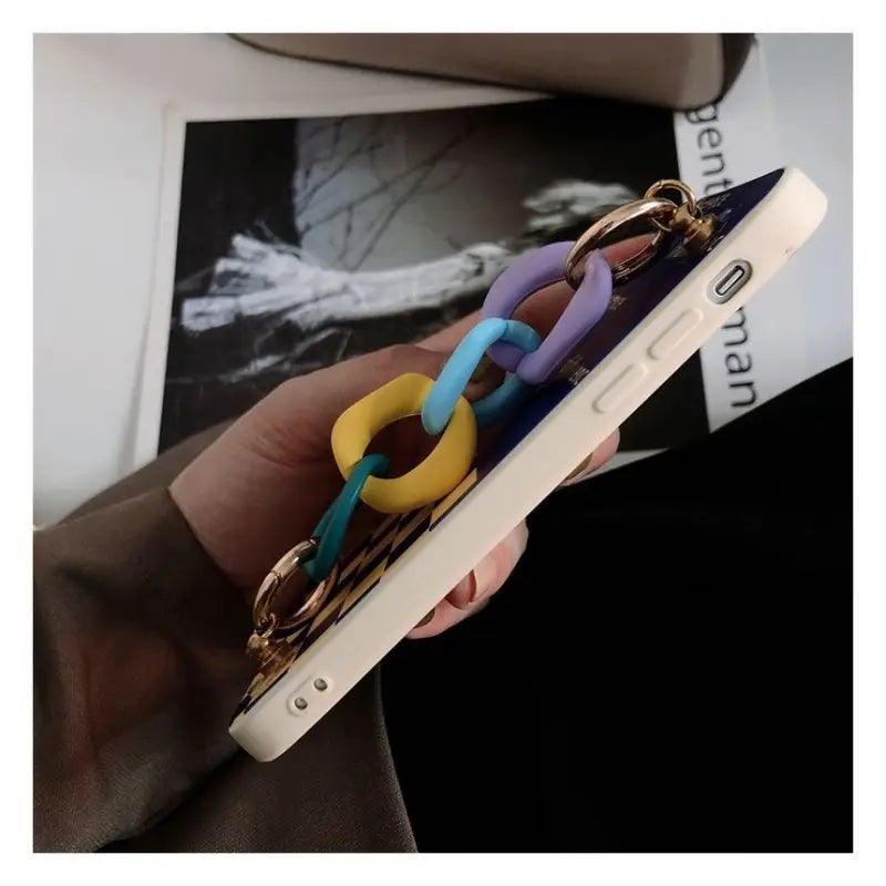 Chunky Chain Checker Phone Case - Samsung-15