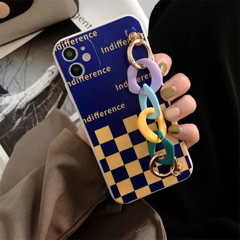 Chunky Chain Checker Phone Case - Samsung-5