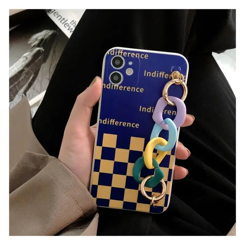 Chunky Chain Checker Phone Case - Samsung-11