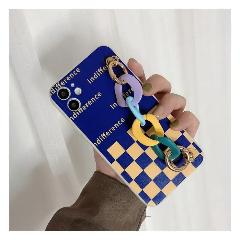 Chunky Chain Checker Phone Case - Samsung-9