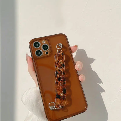 Chunky Chain Phone Case - iPhone 12 Pro Max / 12 Pro / 12 / 12 mini / 11 Pro Max / 11 Pro / 11 / SE / XS Max / XS / XR / X / SE 2 / 8 / 8 Plus / 7 / 7 Plus-9