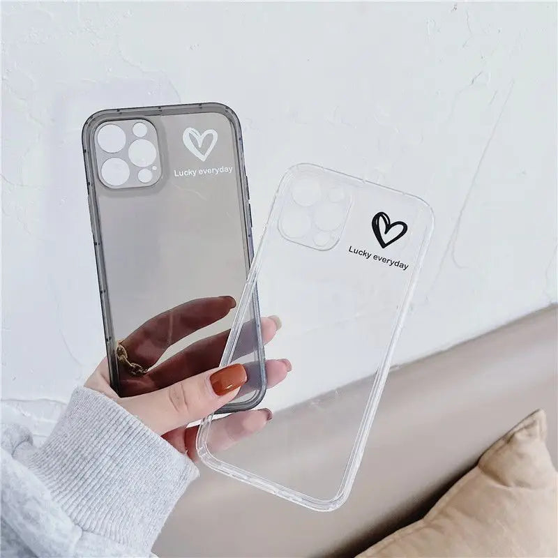 Clear Heart Mobile Case - Iphone 7 / 8 / Se / 7plus / 8plus 
