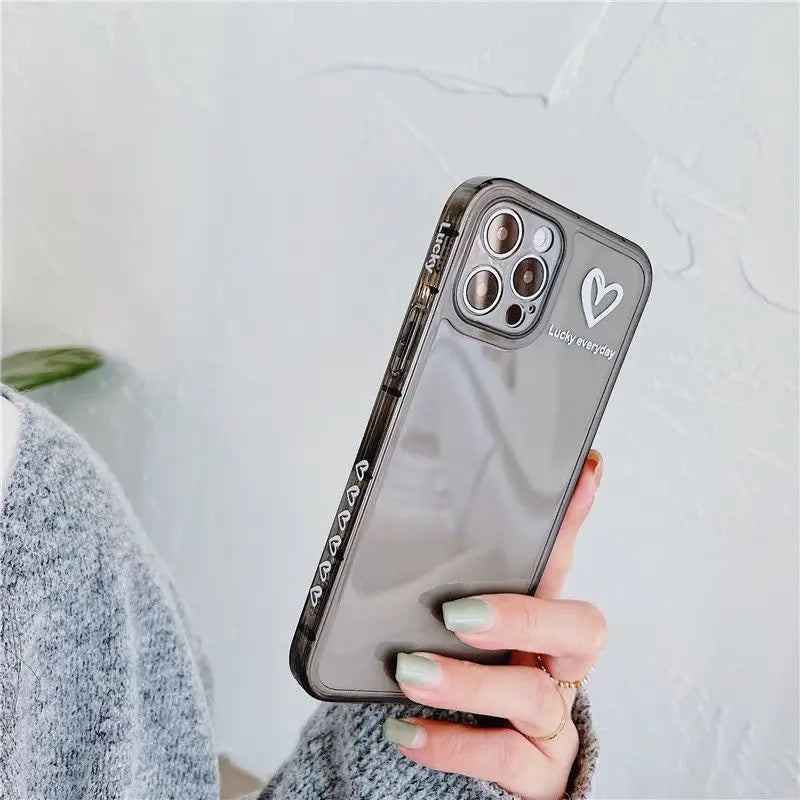 Clear Heart Mobile Case - Iphone 7 / 8 / Se / 7plus / 8plus 