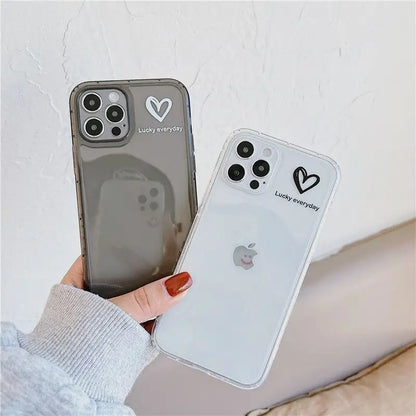 Clear Heart Mobile Case - Iphone 7 / 8 / Se / 7plus / 8plus 