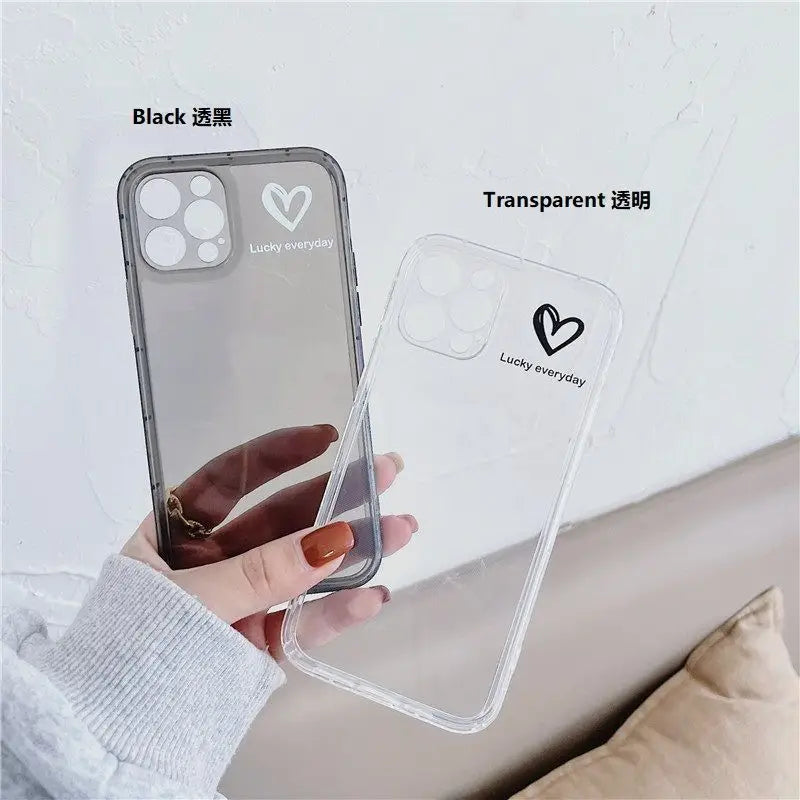 Clear Heart Mobile Case - Iphone 7 / 8 / Se / 7plus / 8plus 