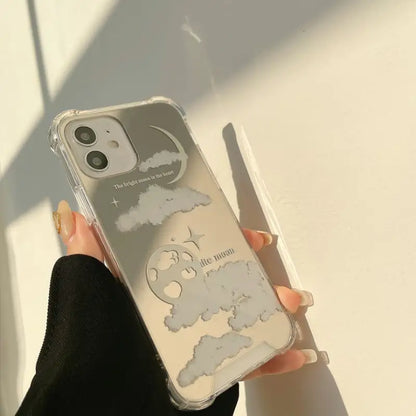 Cloud Mirrored Phone Case - Iphone 7 / 8 / Se, 7 Plus / 8 Plus, X / Xs, Xs Max, Xr, 11, 11 Pro, 11 Pro Max, 12 Mini, 12, 12 Pro, 12 Pro Max, 13mini, 13, 13pro, 13pro Max-9