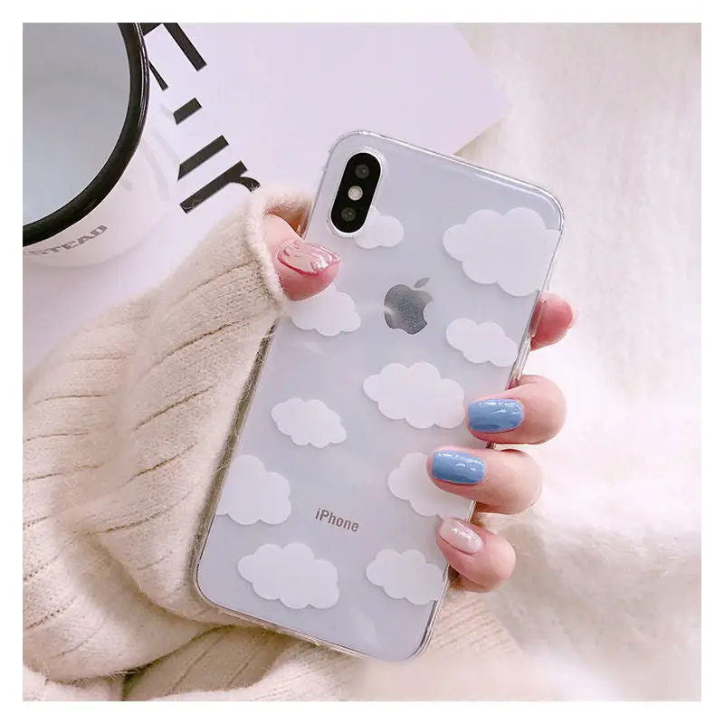 Cloud Print Phone Case - iPhone 6S / 6S Plus / 7 / 7 Plus / 